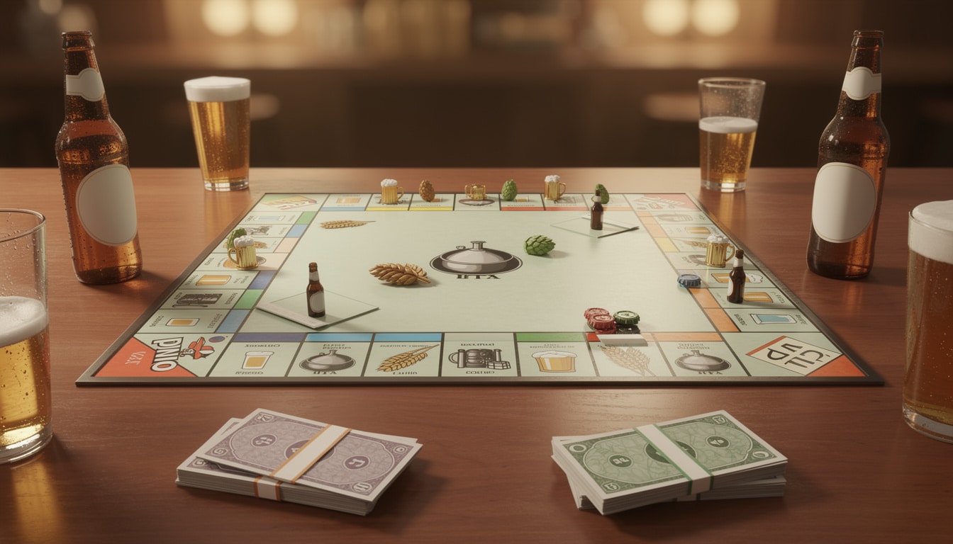 drinkopoly est un jeu de société amusant et convivial qui combine stratégie et dégustation. parfait pour animer vos soirées entre amis ou en famille !