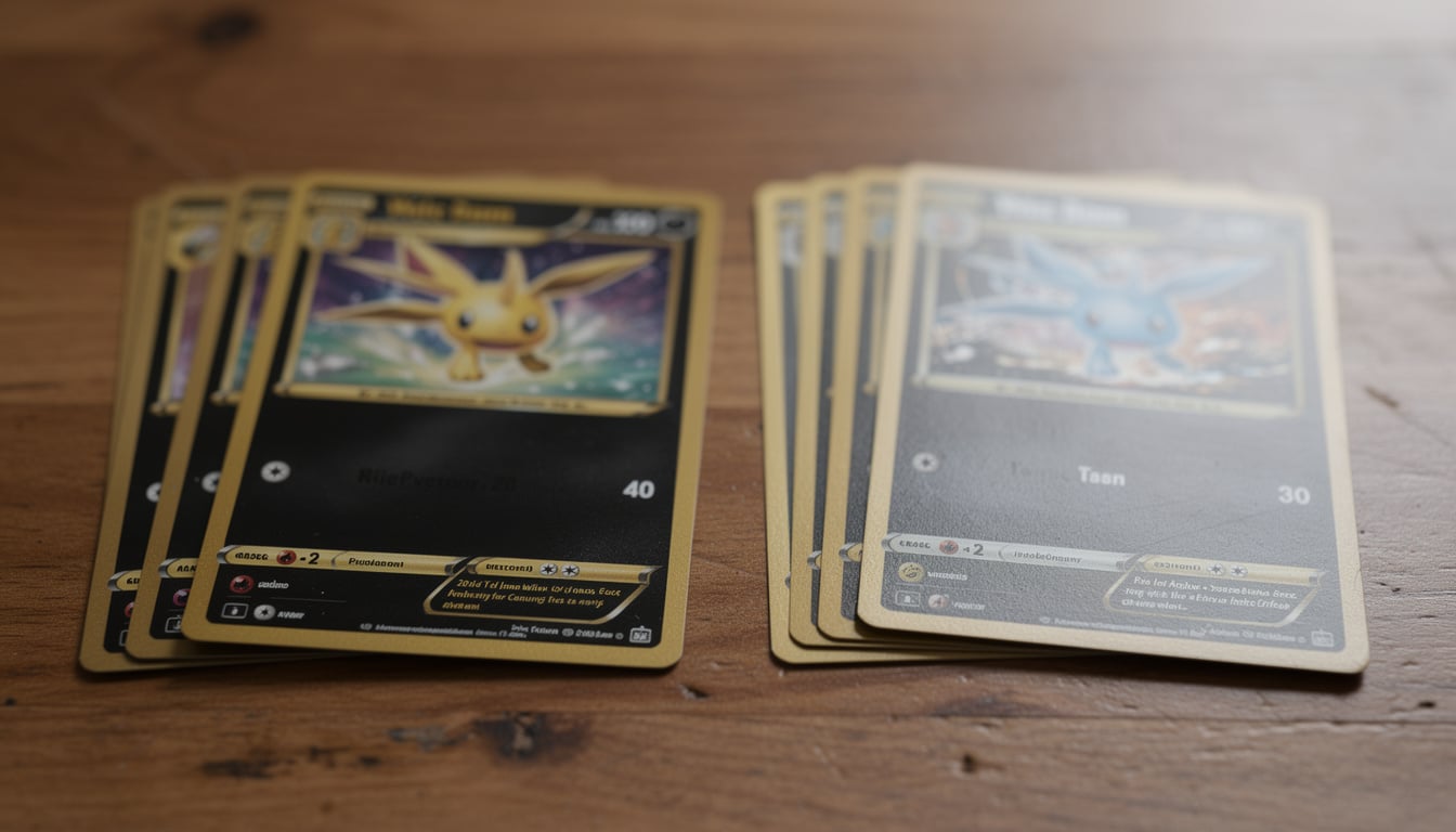 découvrez tout sur les cartes pokémon noires et or, leurs éditions spéciales authentiques et comment reconnaître les contrefaçons pour collectionneurs et fans.