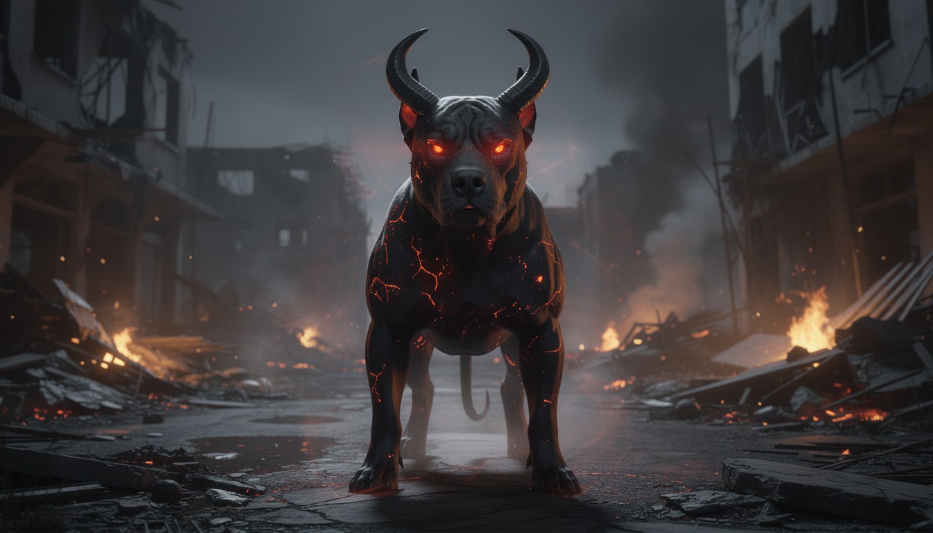 découvrez la carte démolosse v, la version moderne du chien infernal, alliant puissance et style dans cet univers captivant.